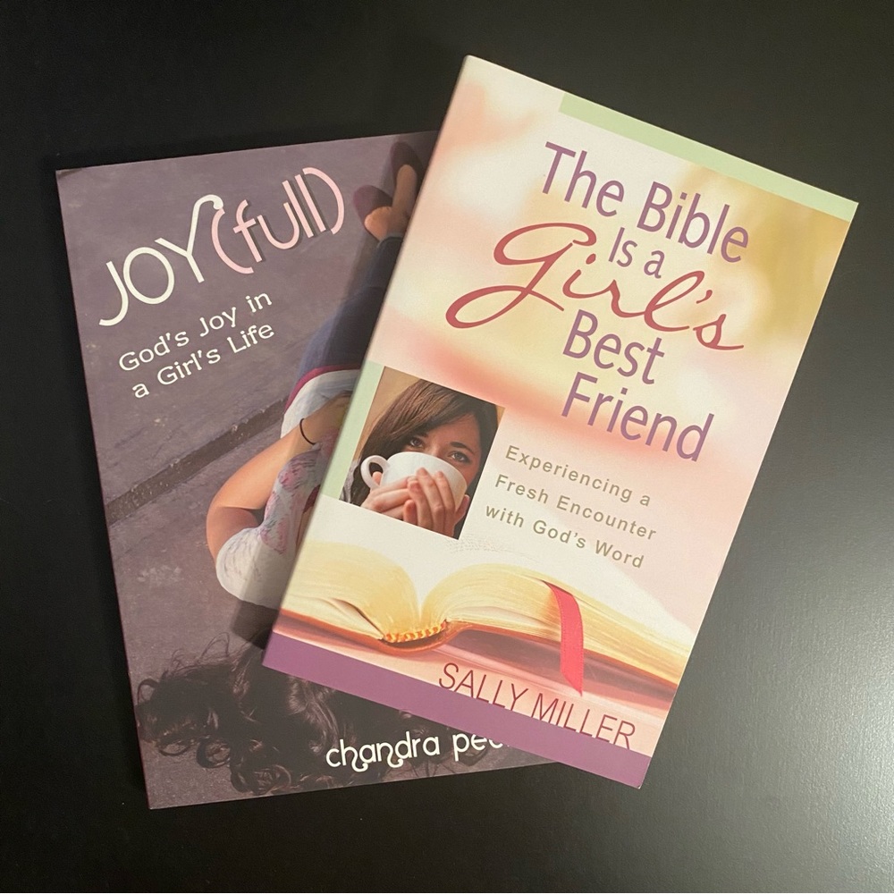 Two (2) devotional books for young women for individual or group study
